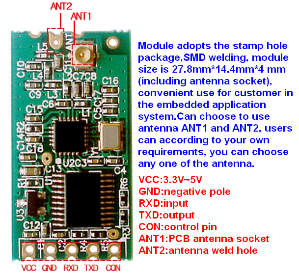Modul HC-11 (433MHz)