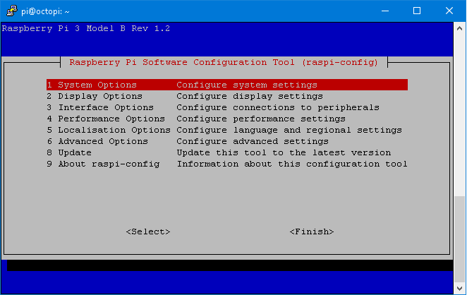 raspi-config