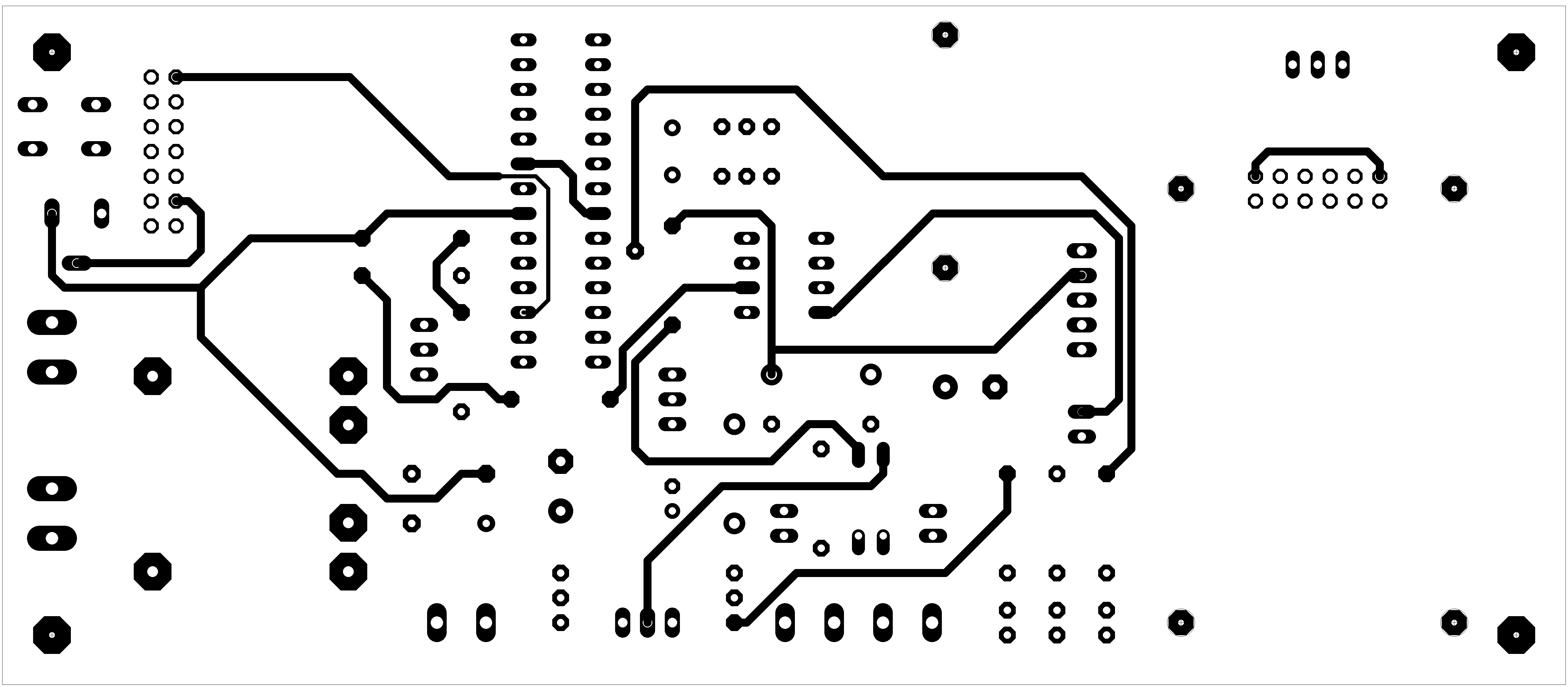 Plošný spoj odečtu elektroměru - horní strana