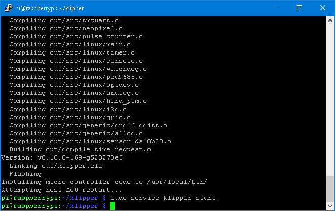 Klipper flash