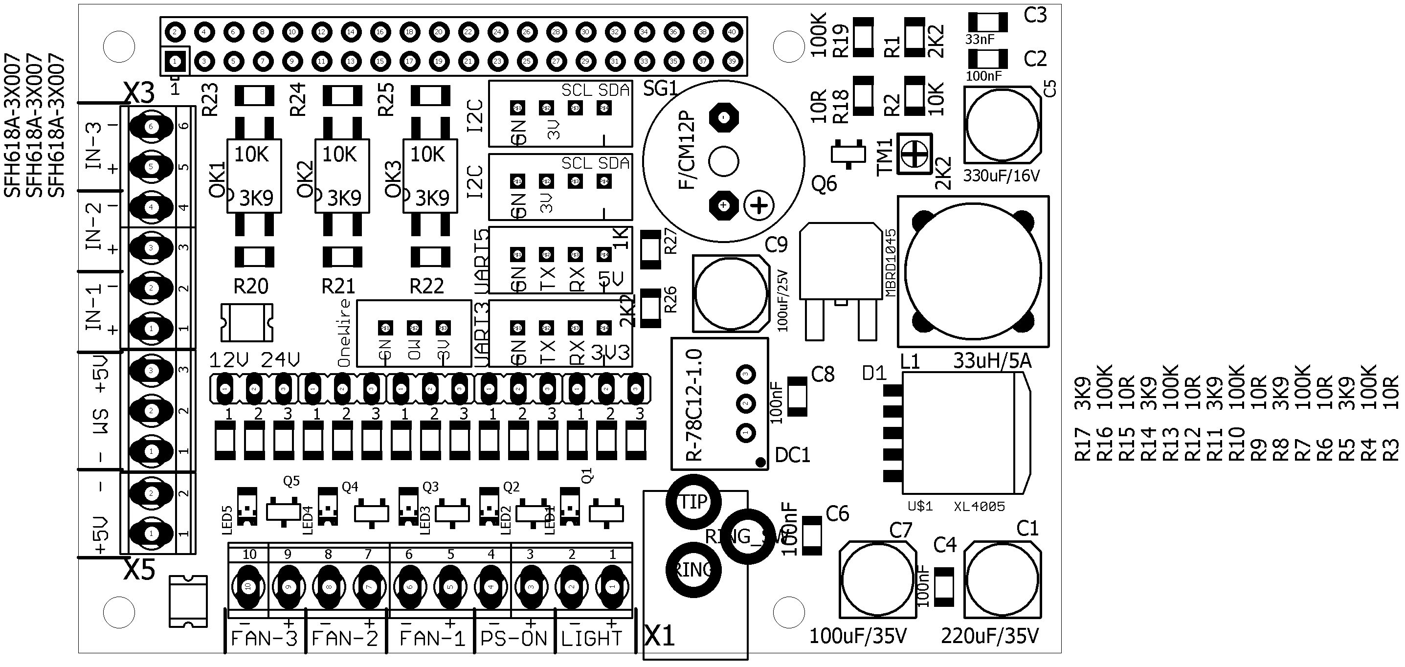 Osazení RaspberryPi IO Shield