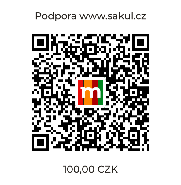 QR kód pro podporu projektu